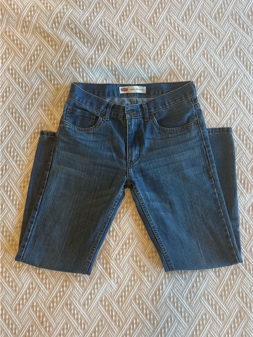 Levi's Blue Straight-Leg Jeans